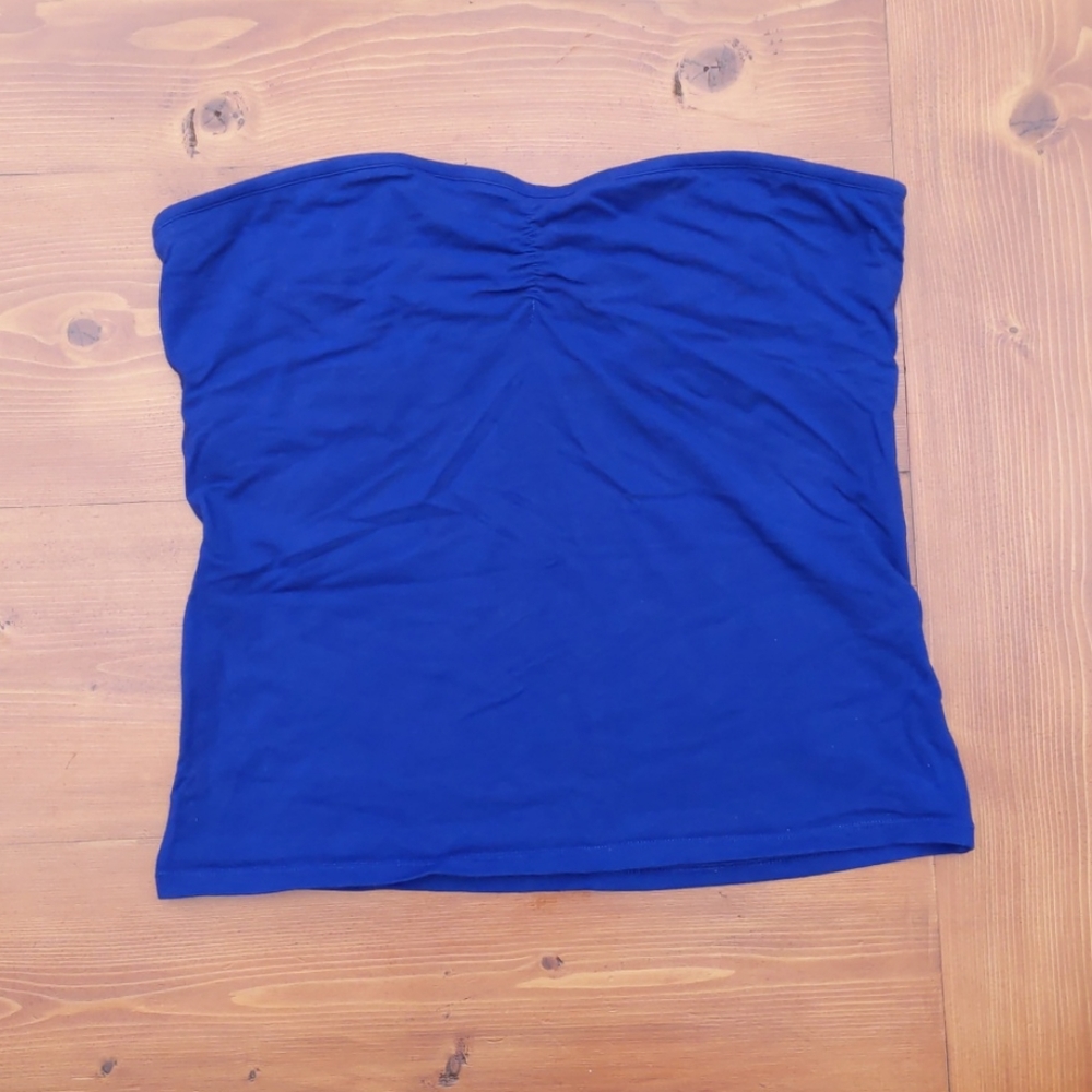 Blue tube top